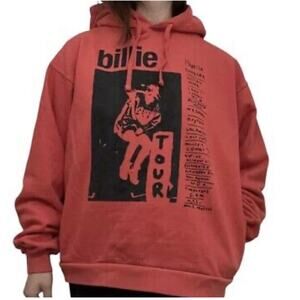 Billie Eilish Happier Than Ever World Tour 2022 Hoodie Sweatshirt Women's Large